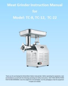 Meat Grinder Manual Thumbnail