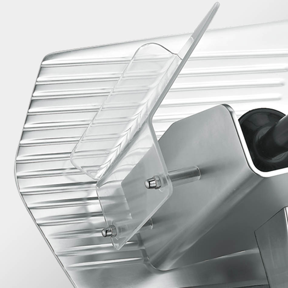 KWS Meat slicer Prodcut tray Detail