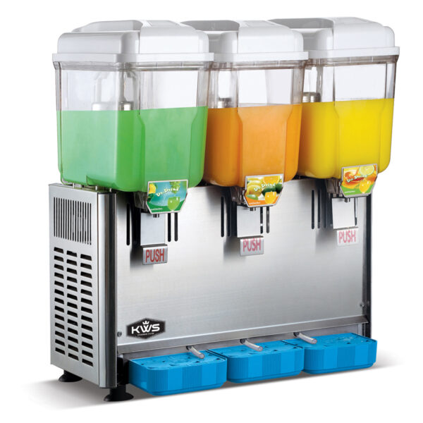 CHD-3P 110V Dual Function Triple 3.17 tanks Hot & Cold Beverage Dispenser