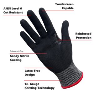 A6 Cut Resistant Gloves Details