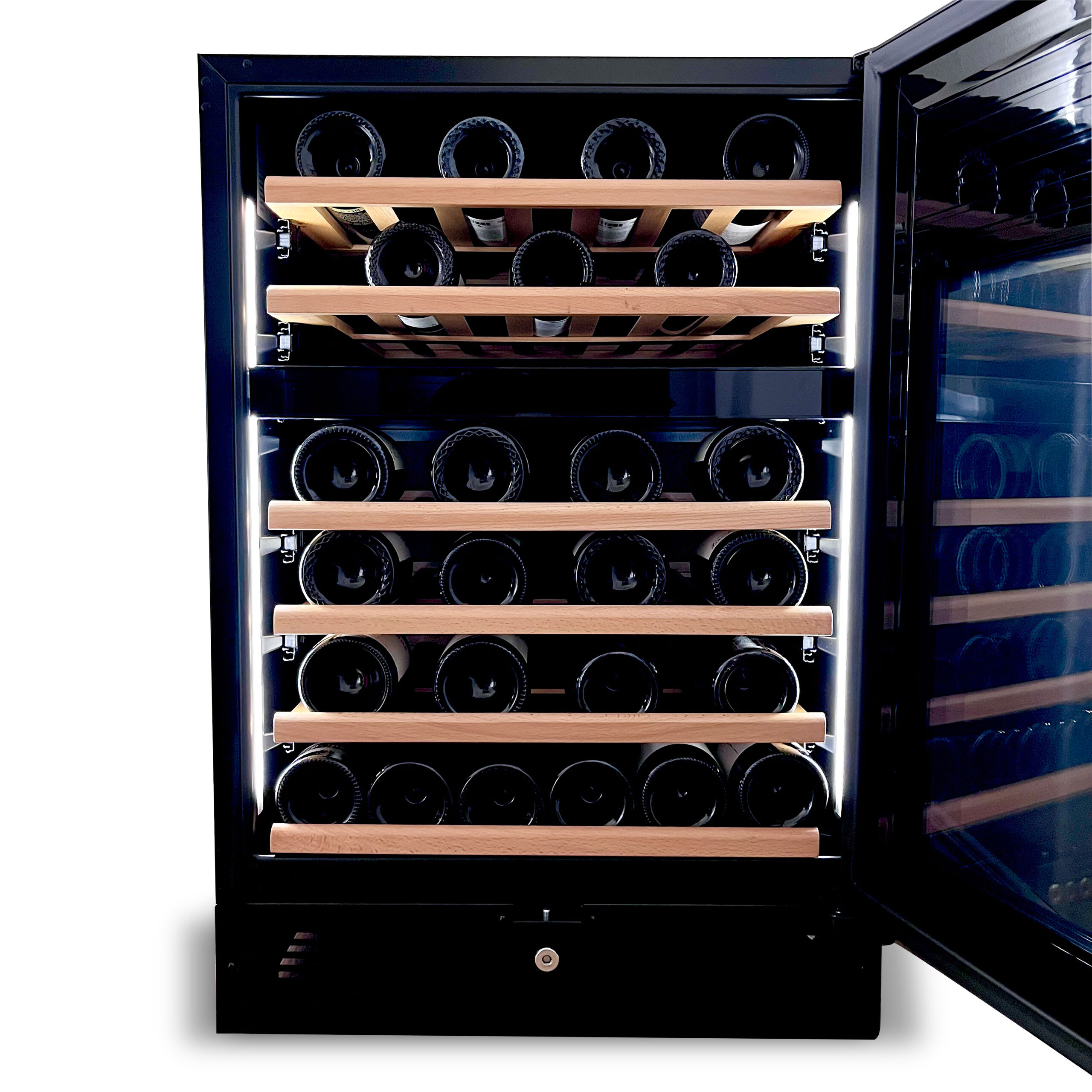 WF-46DS Wine Fridge LED Lights White